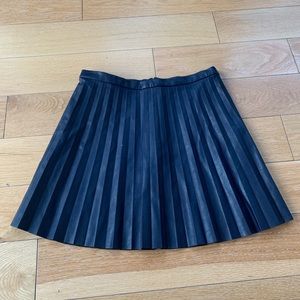 J. Crew Skirts - NWT J. Crew Pleated faux leather skirt J. Crew Skirts - NWT J. Crew Pleated faux leather skirt